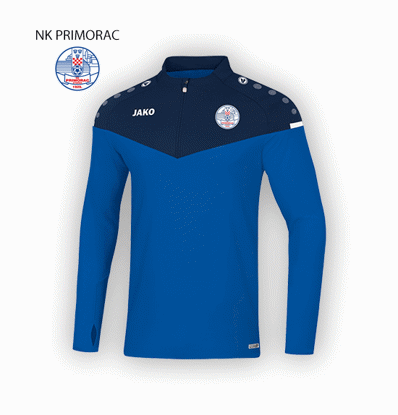 Slika NK Primorac CHAMP 2.0 ziptop majica dugih rukava