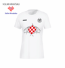 Slika "VOLIM HRVATSKU" ženska pamučna majica kratkih rukava