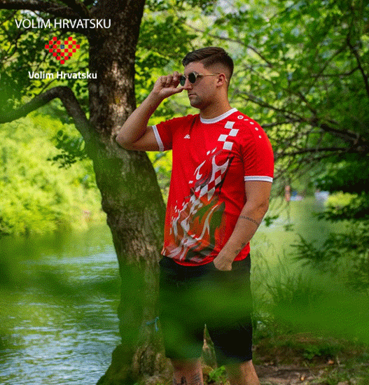 Slika VOLIM HRVATSKU dres - Flame